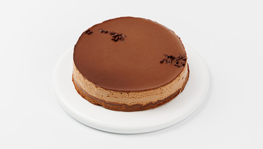 Изображение товара Изысканный муссовый торт Пралине Роял на основе сливок и тёмного шоколада 500 г