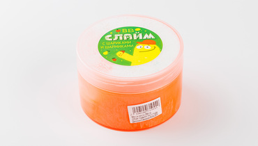 Изображение товара Яркий слайм с шариками и фигурками для детей развитие моторики подарок