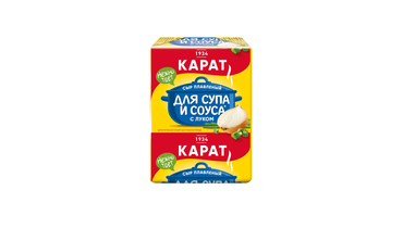 Изображение товара Сыр плавленый Карат С луком для супа 45% 90 г