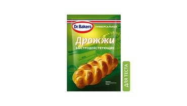 Изображение товара Дрожжи сухие Dr. Bakers быстродействующие 7 г