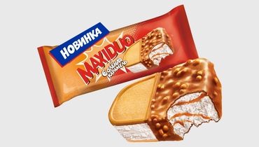 Изображение товара Мороженое Maxiduo сэндвич Соленая карамель 94 г