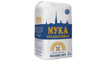 Изображение товара Мука пшеничная Предпортовая в/с 2 кг