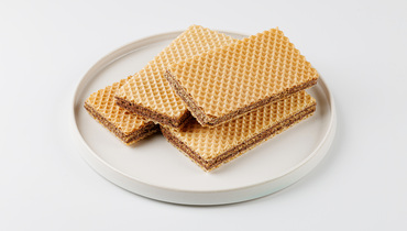 Изображение товара Вафли с какао Классические 165 г ВкусВилл хрустящие и насыщенные шоколадом