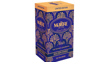 Изображение товара Чай черный Maitre de The Золотая магия пакетированный 20х2 г