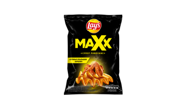 Изображение товара Чипсы картофельные Lay`s MAXX Куриные крылышки барбекю 110 г