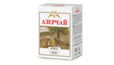 Изображение товара Чай черный Азерчай Букет крупнолистовой 100 г