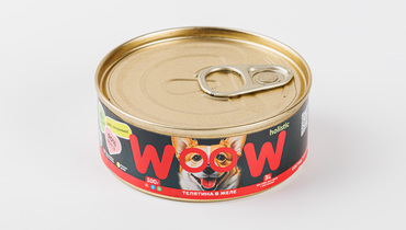 Изображение товара Корм для собак Телятина в желе ВкусВилл 100 г