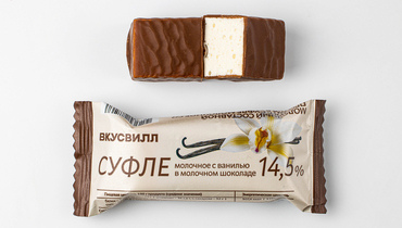 Изображение товара Суфле молочное с ванилью в молочном шоколаде
