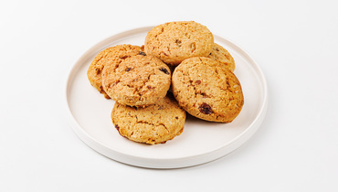 Изображение товара Безглютеновое овсяное печенье с изюмом и пряностями 150 г ВкусВилл