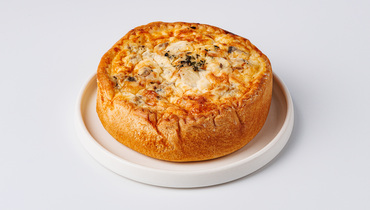 Изображение товара Киш с курицей и грибами ВкусВилл 160 г вкусный сытный пирог