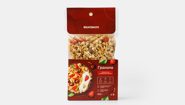 Изображение товара Гранола "Карамельная с клубникой и вишней"