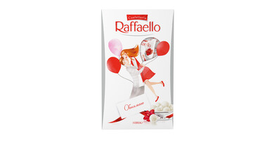 Изображение товара Конфеты Raffaello с цельным миндальным орехом в кокосовой обсыпке 70 г