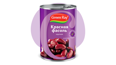 Изображение товара Фасоль красная Green Ray крупная 425 мл