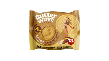 Изображение товара Печенье протеиновое Mr. Djemius Zero Butter Wave Карамельное без сахара 36 г