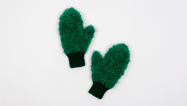 Изображение товара Варежки Кейл теплые ручная работа из натуральных материалов уютные