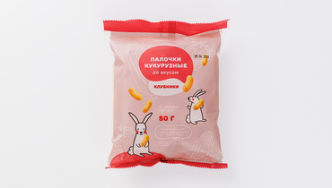 Изображение товара Палочки кукурузные со вкусом клубники