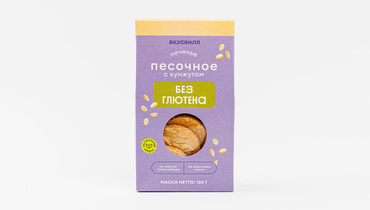 Изображение товара Печенье песочное с кунжутом без глютена 100 г