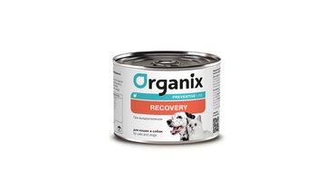 Изображение товара Organix prof консервы (профилактика) Recovery Консервы для кошек и собак в период анорексии, выздоровления и послеоперационного восстановления 240г