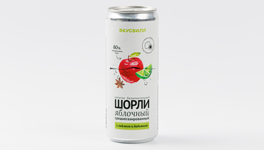 Изображение товара Напиток "Шорли" яблочный с лаймом и бадьяном, 330 мл