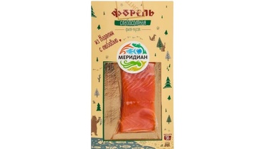 Изображение товара Форель филе-кусок Меридиан слабосоленая 150 г полезный деликатес для здорового рациона