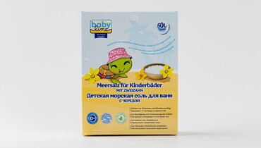 Изображение товара Соль для ванн детская морская с чередой Babyline