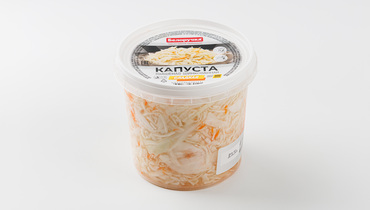 Изображение товара Капуста Белоручка квашеная Сладкая шинкованная 800 г натуральный продукт