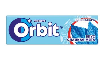 Изображение товара Жевательная резинка Orbit Сладкая мята 13,6 г