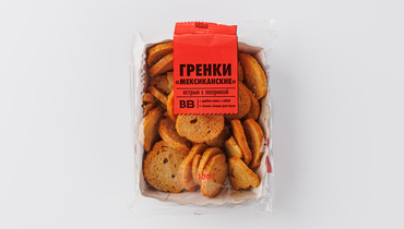 Изображение товара Гренки "Мексиканские" острые, с паприкой