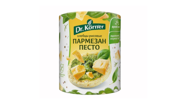 Изображение товара Хлебцы Dr.Korner Рисовые с песто и пармезаном 80 г