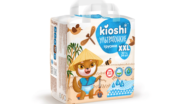 Изображение товара Подгузники-трусики Kioshi Ультратонкие XXL 16+ кг 34 шт для малышей