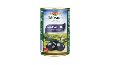 Изображение товара Маслины Monini с косточкой 300 г