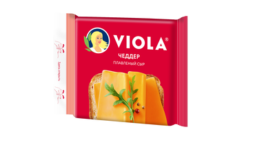 Изображение товара Сыр плавленый Viola Чеддер в ломтиках 140 г