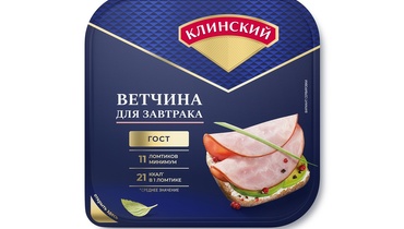 Изображение товара Ветчина Клинский для завтрака нарезка 210 г