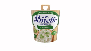 Изображение товара Сыр творожный Almette с зеленью 60% 150 г