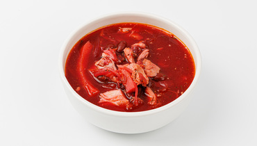 Изображение товара Борщ с курицей и красной фасолью, замороженный, 500 г