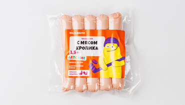 Изображение товара Колбаски с мясом кролика для детей от 1,5 лет
