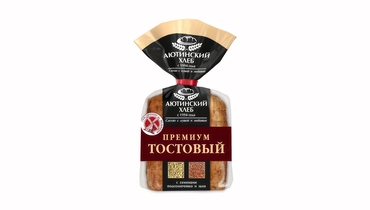 Изображение товара Хлеб Аютинский Хлеб Тостовый пшенично-ржаной премиум 330 г