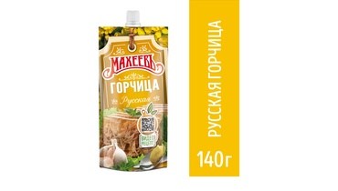 Изображение товара Горчица Махеевъ Русская 140 г