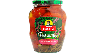 Изображение товара Томаты Дядя Ваня маринованные с/б 680 г