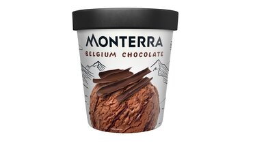 Изображение товара Мороженое пломбир Monterra с бельгийским шоколадом 480 мл