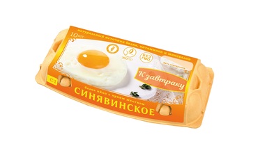 Изображение товара Яйцо куриное С1 Синявинское к завтраку белое 10 шт
