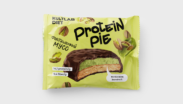 Изображение товара Глазированное протеиновое печенье фисташковый мусс 60 г култлаб диет