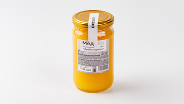 Изображение товара Натуральный мед 'Луговые медоносы' 500 г, ВкусВилл, Россия