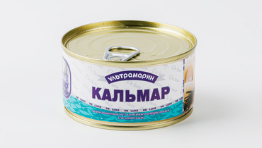 Изображение товара Кальмар гигантский натуральный ж/б, 185 г