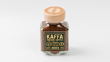 Изображение товара Кофе растворимый сублимированный 'Kaffa fresco bogota', 100 г, высокого качества