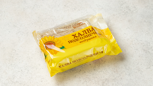 Халва подсолнечная Воздушная с бесплатной доставкой на дом из «ВкусВилл ...