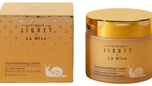 Premium Jigott х La Miso Питательный крем с муцином улитки
